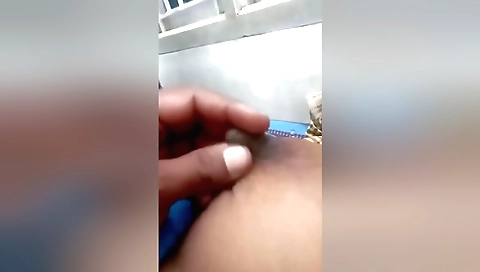 Hot tamil girl showing off her body and hair in hd porn