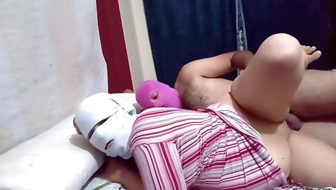 Hot chick and hot dude in a horny video on webcams