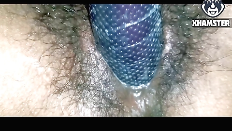 Teen with a beautiful face and natural tits enjoys masturbation