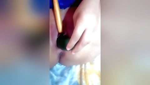 Hot indian girl masturbates with her vibrator and dildo