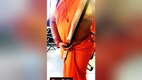 Amateur brunette babe in high heels doing a hot blowjob