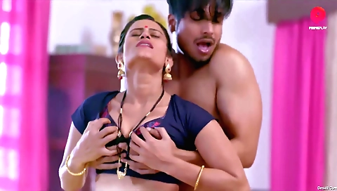 Young and old lady getting off and fucking in the kitchen