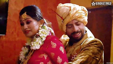 Indian cooking with a delicious brunette and her hubby