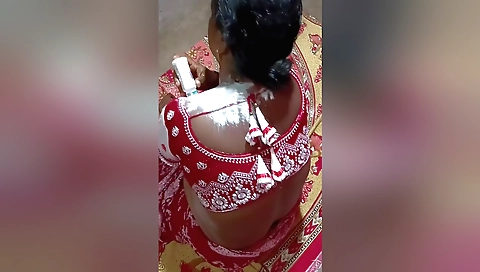 I love to caress my stepmom's pussy and create this erotic video