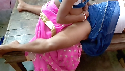 Indian couple have a couple of fun in front of the camera