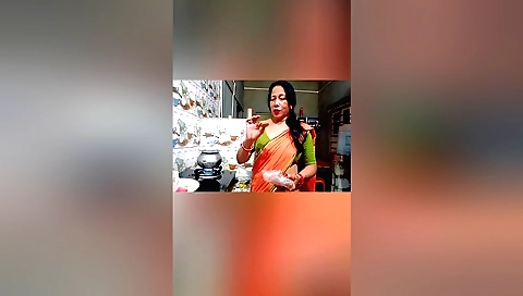 Indian teen milf in red stockings seduces me to fuck