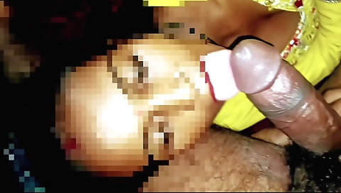 Indian stepsister-in-laws stepbrother-in-law kicks then suck her