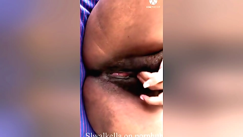 Indian chubby is fingering and getting wet after sex