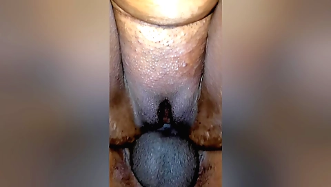 Amateur brunette with big ass using a vibrator to get wet