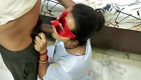 Brunette soniya bhabhi gets fucked in her mouth and throat