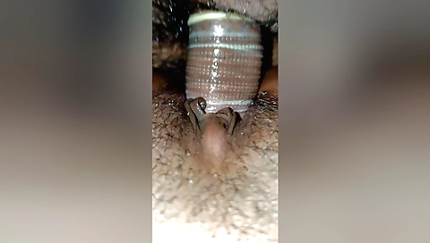 Indian slut with hairy bush fucks and gives herself a handjob