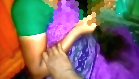 Indian amateur video shows a brunette naked under clothes