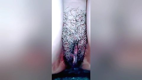 Indian hairy pussy and hairy canal in amateur scene