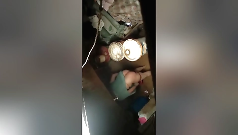 Indian beauty in lingerie shows off pussy and hair