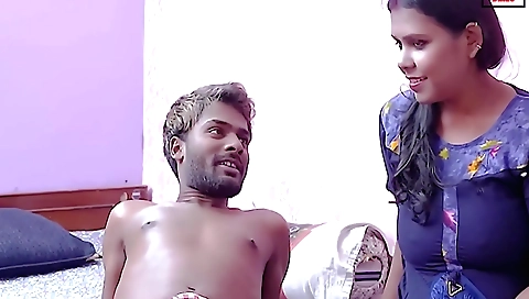 Big-breasted brunette babe 18+ rides hard cock and gets a good cumshot