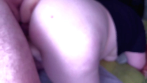 Busty stepmom with huge fat ass does doggy fuck on the bed