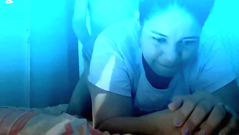 Blonde indian lady making a sexy amateur porn video