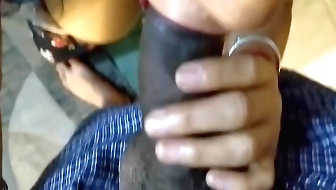 Indian lover with big ass getting fucked in her pussy