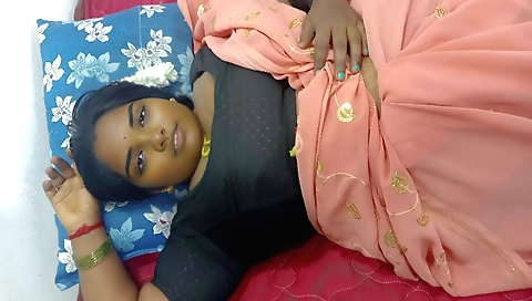 Indian wife plays with her husband's dick in the kitchen