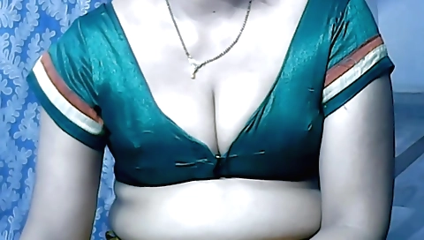 Indian blonde solo girl with small tits masturbates