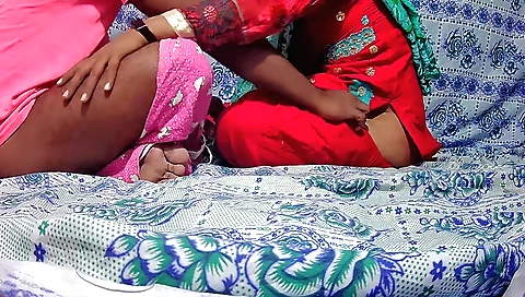 Indian teen girl with big tits enjoys sex on the sofa
