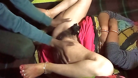 Bhabhi fucking while step sister-in-law revising revision