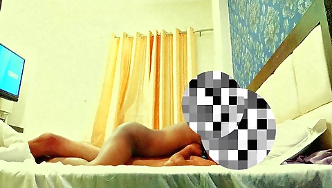 Indian chick sucks and rides a doctor's cock in webcam