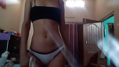 18 year old indian beauty is doing some amateur solo clips