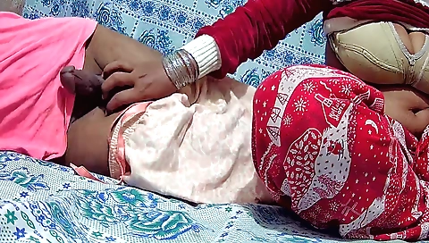 Indian teen takes her partner into the bathroom and she masturbates