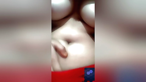 Teen girl with big tits is getting a hot dick in her