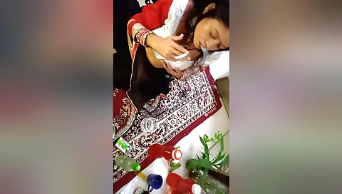 Amateur indian girl enjoys smoking alcohol and sucking