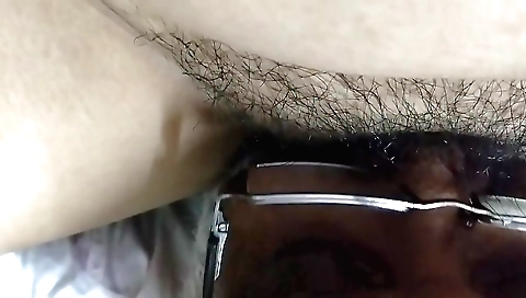 Amateur Indian girl eats her pussy and moans with pleasure