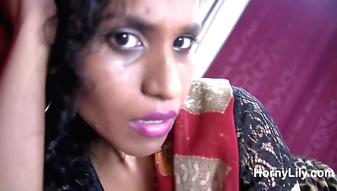 Indian stepmom with natural body gets fucked by her stepson