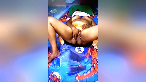 Indian girl enjoys double penetration with a dildo