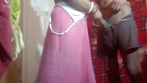 Indian hottie is giving a hardcore blowjob to her boyfriend