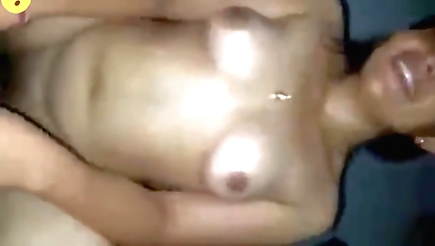 Indian brunette is going to be horny with her white stockings