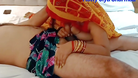 Indian girl is getting fucked in the bed by a stranger