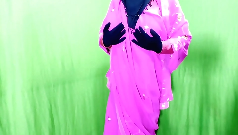 Indian beauty hijabi muslim bhabhi has sex with her neighbor