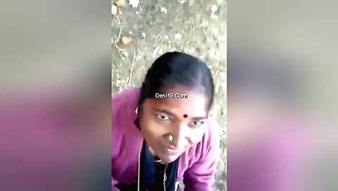 A hot indian girl gets fucked on her big bush by her boyfriend