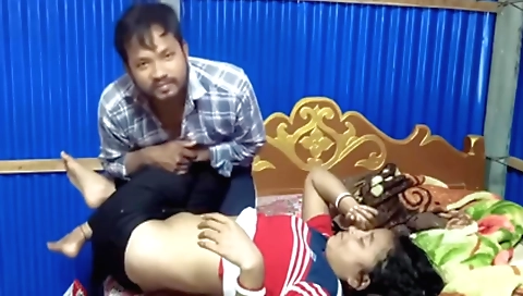 Indian girl with a black dress and a large cock in an amateur film