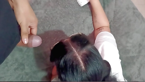 Indian stepdaughter helps her stepson with homework