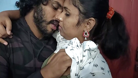 Indian chick has fun with her friend in the living room