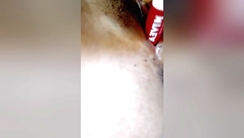 Indian woman with a sexy face and big tits playing