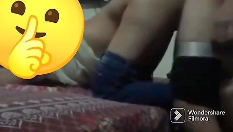 Busty brunette amateur video of her fucking in bed