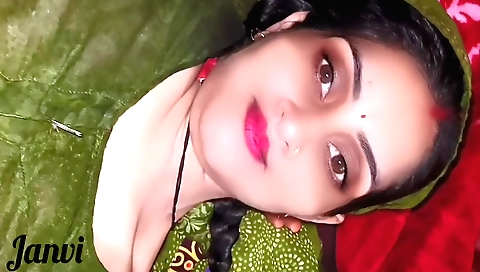 Horny stepsister in bed is eager for the guy to touch it