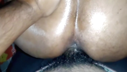 Big booty brunette babe is getting assfucked by her new friend