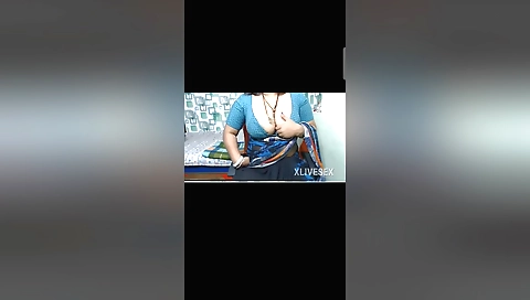 Indian solo girl wearing a red dress and black headband