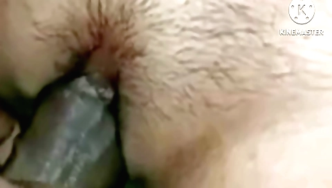 Girl has a hairy pussy and a big ass riding a cock