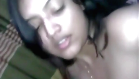 Indian babe in a sexy outfit shows off her body in a POV video