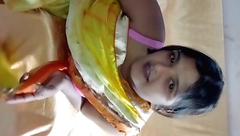 Indian brunette girl fucks in a bar and fucks her dick